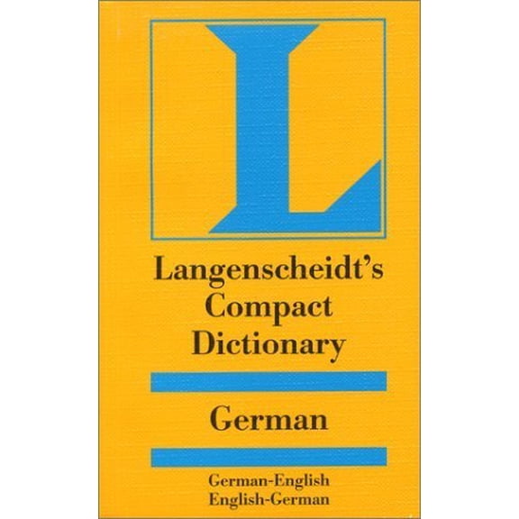 Pre-Owned Langenscheidt's Compact German Dictionary: German-English English-German (Paperback) 1585733512 9781585733514