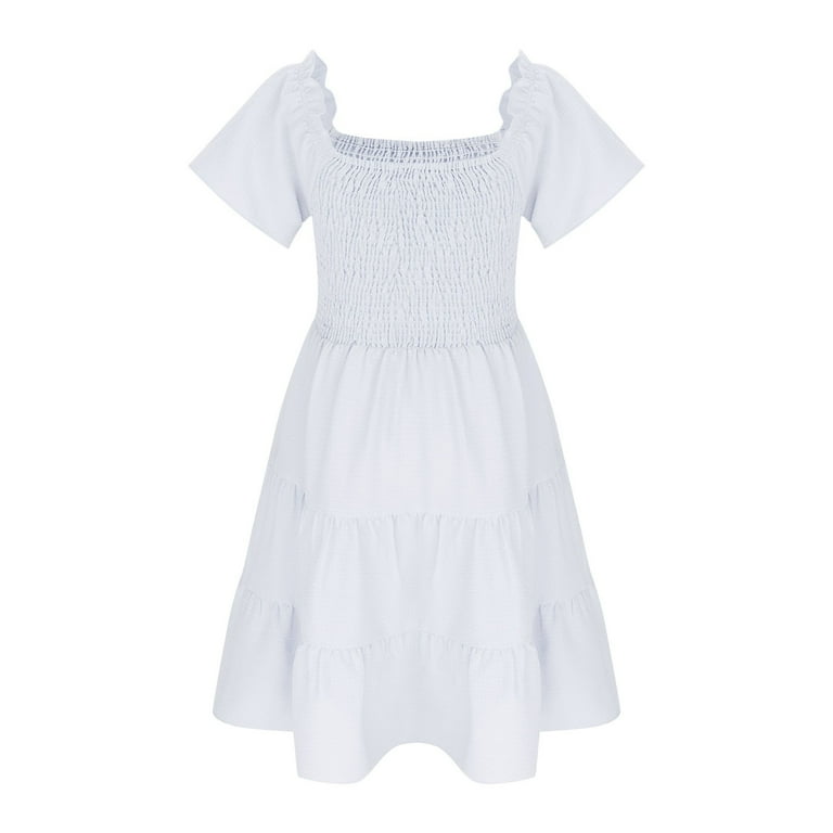 princess polly baby blue dress PRETTYGARDEN Womens Summer Boho Maxi Dress Casual Sleeveless Square Ne main image 0