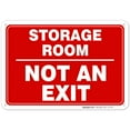 thumbnail image 1 of Storage Room Sign, Not an Exit Sign,, 1 of 1