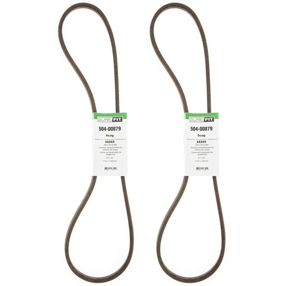 SureFit Deck Drive Belt 48265 Scag Magnum III Advantage Super Z 61" Cut 2PK