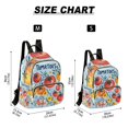 thumbnail image 2 of FORMRS Mini Backpack Purse for Women Travel Daypack Casual Shoulder Bag, Yellow Floral Tomatoes, 2 of 7