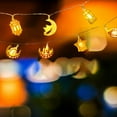 thumbnail image 3 of Yeacher 5ft 10LED Eid Ramadan String Lights Castle Shaped Lantern Lamp Crescent Party LED Fairy, 3 of 7