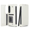 thumbnail image 2 of ELEHOLD for Samsung Galaxy Z Fold 4 Wallet Case, PU Leather Card Cash Slot Double Magnetic Clasp Kickstand  Flip Full-coverage Shockproof Case with S Pen Holder for Samsung Galaxy Z Fold 4,White, 2 of 9