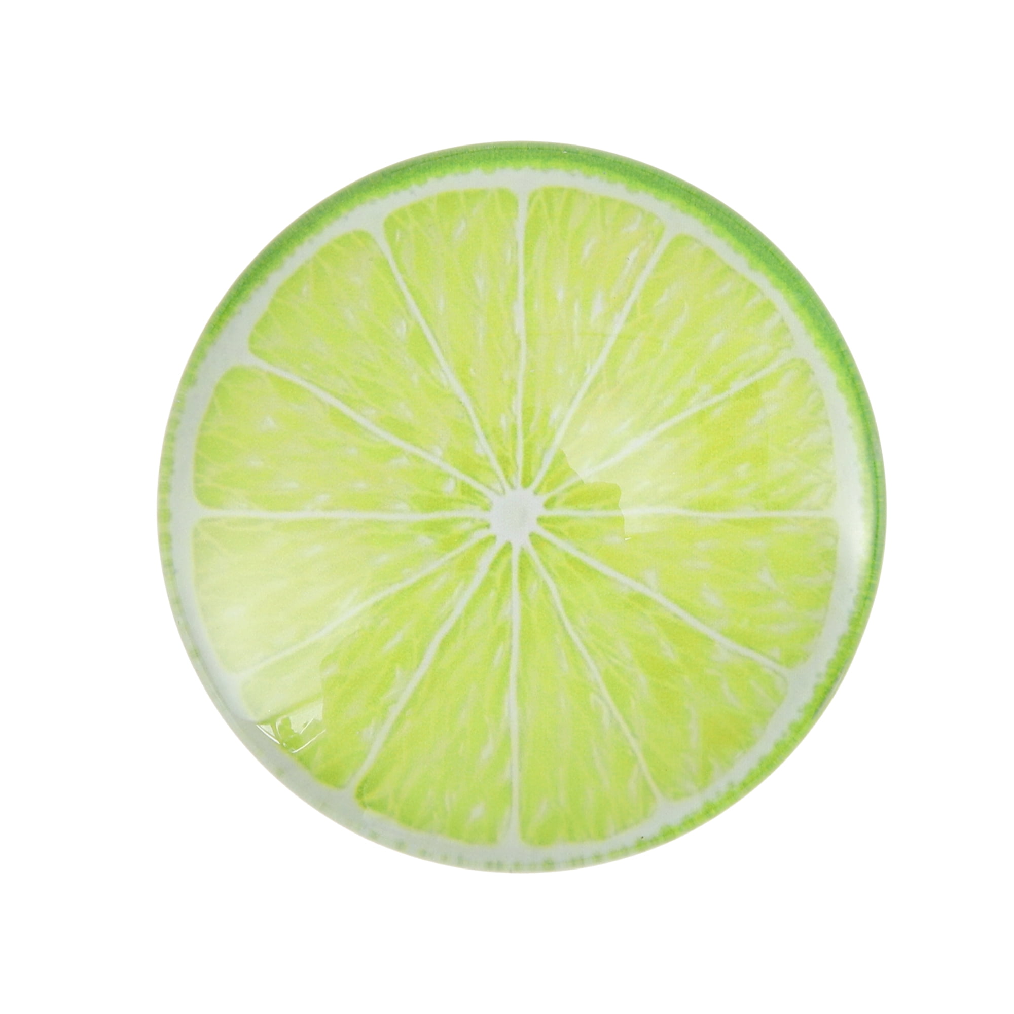 Unique Bargains Crystal Glass Phone Grip 1 Pc Yellow Green Lemon