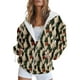 thumbnail image 1 of WILLBEST Sudadera Deportiva para Mujer Sudadera con Capucha Estampada Navideña para Mujer, Estilo Casual y Holgado, con Cremallera Modelo 591 Mediana, 1 of 6