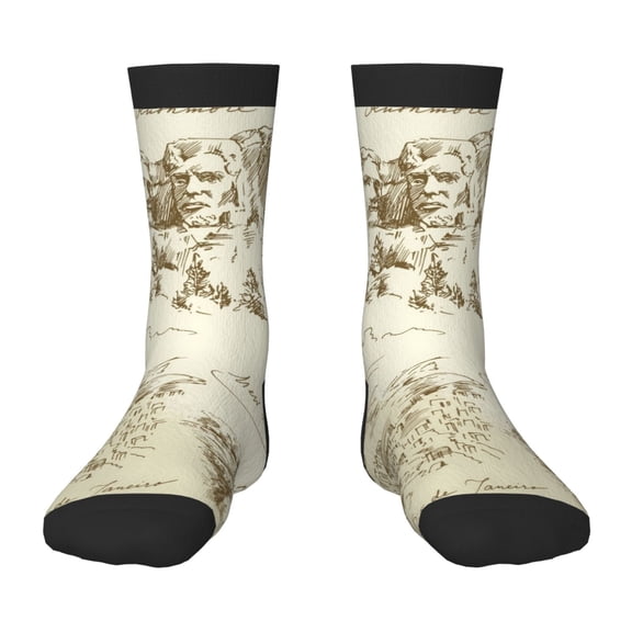 Naloa American Monuments Kids Socks Unisex Kids and Toddlers' Crew Socks, ,1 Pairs