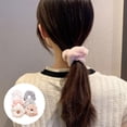 thumbnail image 2 of Paquete de 6 cintas para el pelo de felpa para mujer, diademas de moda para jinwen Scrunchies para el cabello, 2 of 8