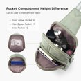 thumbnail image 6 of APHISON Women's Vegan Leather Shoulder Bag, Stylish Crossbody Purse with Phone Pocket, Zipper Closure and Card Slots Ideal for Work, Shopping, Weekend Brunch, or Everyday Carry Daily Fashion, 6 of 6