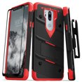 thumbnail image 1 of Funda LG G7 ThinQ Zizo Holster Clip Bolt Negro Rojo Zizo Bolt, 1 of 4