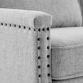 thumbnail image 6 of Modway Ashton Upholstered Fabric Loveseat in Light Gray, 6 of 8