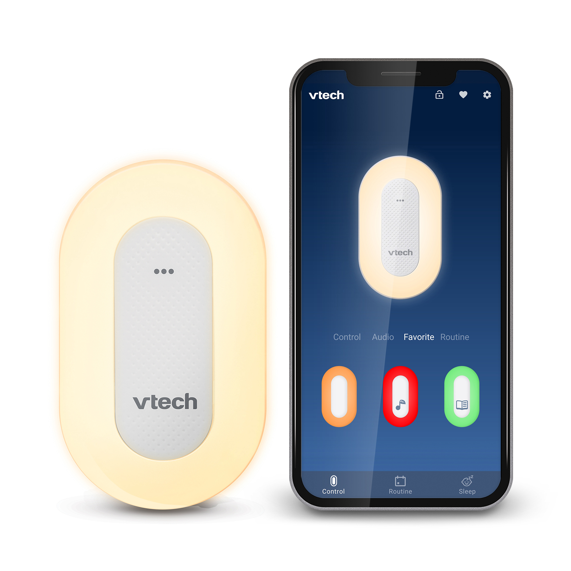 VTech V-Hush Sleep Training Soother with Bluetooth photo 2