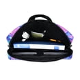 thumbnail image 5 of FORMRS 16" Laptop Bag Carrying Sleeve Case with Handle Travel Shoulder Briefcase, Purple Starfish Pattern, 5 of 8