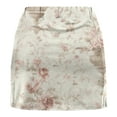 thumbnail image 3 of Ecqkame Sports Skorts for Woman with Shorts Plus Size Fashion Versatile Floral Print Skirt Shorts Casual Stretchy Athletic Short Skirts with Pockets White-A XXXL, 3 of 5