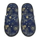 thumbnail image 1 of Fotbe Vintage Golden Butterfly Pantuflas Peludas para Mujer con Estampado, Zapatillas de Peluche, Zapatos de Invierno para Casa, Uso Interior y Exterior-Medium, 1 of 8