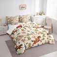 thumbnail image 3 of Castle Fairy Western Cowboys Bedding Comforter Set,Vintage Cactus King Bedding Sets, 3 of 8