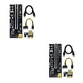 thumbnail image 1 of yingyy PCI-E 1x to 6x Exender Board USB Card Motherboard Adapter Electrical Type 2 2Set, 1 of 6