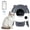US Region - Dark Gray, variant on Self Cleaning Cat Litter Box Automatic with App Control, Smart Enclosed Litter Box for Multiple Cats, WiFi Connected with Safety Sensors, Quiet Operation, Includes 1 Roll of Trash Bags (Light Gray)