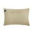 thumbnail image 3 of Decorative Light Blue 12"x18" (30x45 cm) Lumbar Pillow Cover, Velvet & Linen Solid Color Block Oblong Pillow, Patchwork Pattern Modern Style - Velutinous Light Blue, 3 of 3