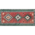 thumbnail image 1 of Ahgly Company Machine Washable Indoor Rectangle Contemporary Sage Green Area Rugs, 3' x 5', 1 of 7