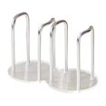thumbnail image 1 of Acrylic Silver Paper Cup Organizer with Inverted Stacking Design - Space-Saving Disposable Cup Storage Rack for Kitchen, Office, Cafe & Restaurant - Waterproof ABS Material, Holds Various Cup Sizes -, 1 of 6