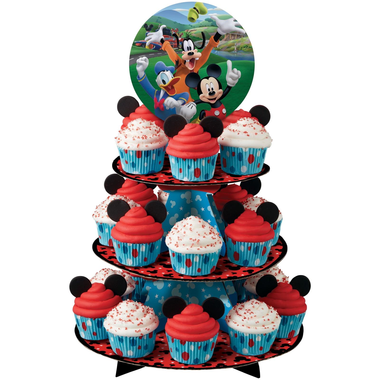 Disney Minnie Mouse Cupcake Snack Stand Display Party Birthday Bun Rack Holder 