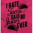 thumbnail image 2 of I Hate Tacos Said No One Ever Pun Unisex Plus Size Sweatshirt Brisco Brands 3X, 2 of 6