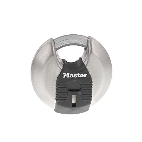 Llave Magnum M40XKAD de acero inoxidable Padlock Master Lock, color plateado