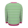 thumbnail image 7 of Horkkom Long Sleeve Shirts for Women, V Neck Striped Shirt, Spring Loose Casual Tops XXL, 7 of 7