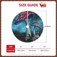 thumbnail image 2 of Sikiie Fantasy Mushrooms Nativity Christmas Tree Skirt, Jesus Christian Winter Holiday Tree Mat Decoration(30-48IN)36", 2 of 6