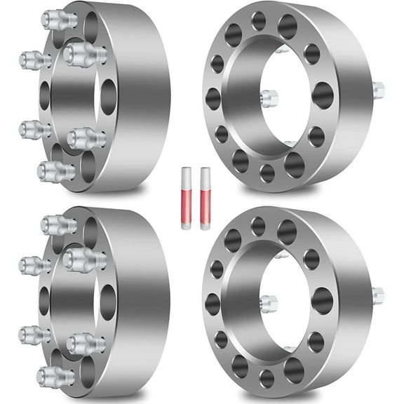 <b>ECCPP 4x 2" inch 6x5.5 to 6x5.5 Wheel Spacers 6x139.7mm to 6x139.7mm 6 lug fit for 1984-2013 for Toyota 4Runner 2004-2012 for Chevrolet Colorado2006-2010 for Hummer H3  12x1.5 Studs</b>