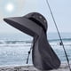 thumbnail image 5 of Sombrero de sol de verano Zulema Correa Pesca Transpirable Gris, 5 of 8