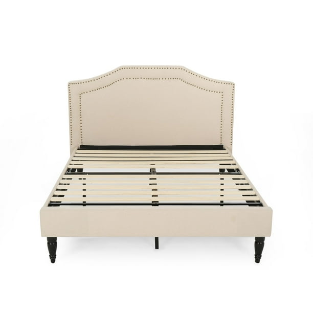 85 5 Beige And Brown Contemporary Upholstered Queen Size Bed Frame Com - Instant Bed Frame Queen Size 85 5 Beige And Brown Contemporary Upholstered Queen Size Bed Frame Com - Instant Bed Frame Queen Size