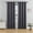Gray, variant on SpaceMuse Modern Blackout Curtains 52 X 96 inch, 2 Panels 90% Blackout Gray Tie Top Single Indoor Curtain Panel Thermal Insulated Light Blocking Drapes