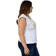 thumbnail image 2 of Blusa extra Roman Fashion 3799 Blanco Talla 42, 2 of 7