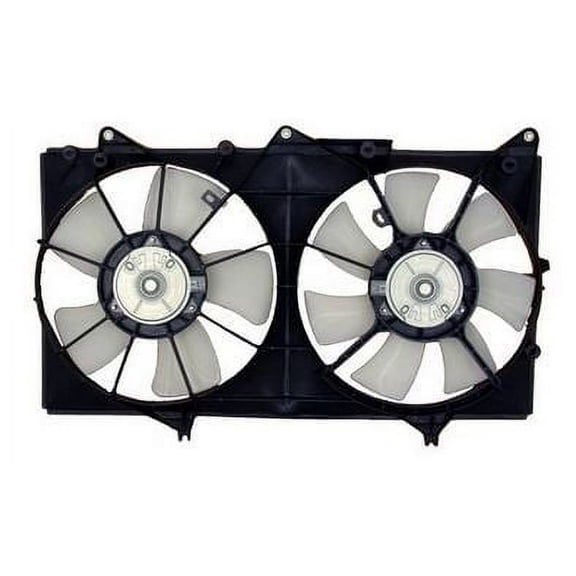 Dual Radiator and Condenser Fan Assembly - Pacific Best Inc. Fit/For LX3115111 04-06 Lexus ES330