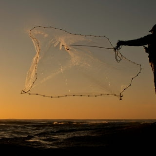 Fishing Casting Net 7.8FT Fishing Net Saltwater Freshwater Bait
