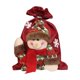 thumbnail image 1 of Cateissary Bolsas con cordón de Navidad de dibujos animados, joyería, dulces, aperitivos, Navidad, lindo bolso de muñeco de nieve, contenedor, Muñeco de nieve, 1 of 6