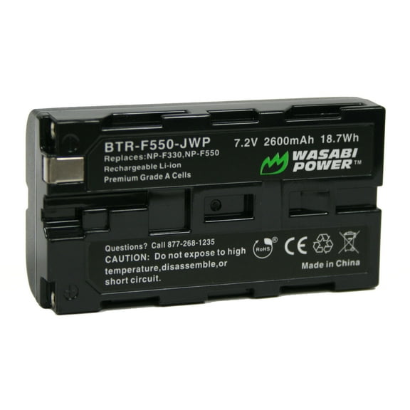 Wasabi Power Battery for Sony NP-F330, NP-F530, NP-F550, NP-F570, CN-160, CN-216, CN-126 (2600mAh, L Series)