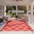 thumbnail image 5 of Safavieh Courtyard Alyssa Geometric Indoor/Outdoor Area Rug, Red/Bone, 7'10" x 7'10" Square, 5 of 19