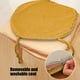 thumbnail image 4 of Cojín para Silla, Almohadilla para Asiento con Funda de Pana, Relleno Cómodo con Base Antideslizante, 43x41x3 cm, para Oficina, Hogar y Uso Estudiantil, 4 of 6