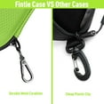 thumbnail image 3 of Fintie Sunglasses Case, Hard EVA Shell Shockproof Sport Glasses Case with Metal Carabiner Travel Zipper Eyeglasses Case, Emerald Green, 3 of 7