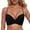 A-Black49, variant on Women's Bikini Tops Knot Front Padded Solid Color Swim Crop Top Push Up Minimalist Beachwear Swimwear Bikini Top