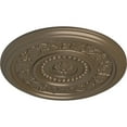 thumbnail image 3 of Ekena Millwork 16 1/8"OD x 5/8"P Marseille Ceiling Medallion (Fits Canopies up to 4 1/4"), Hand-Painted Warm Silver, 3 of 6