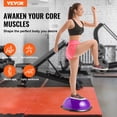 thumbnail image 2 of VEVOR 23" Half Exercise Ball Trainer Yoga Balance Stability Ball Resistance Band, 2 of 9