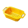 thumbnail image 5 of Extendable Colander Over the Sink Strainer Basket, Extendable Sink Colander, Wash Fruits and Vegetable, Drain Pasta and Dishes Yellow, 5 of 8