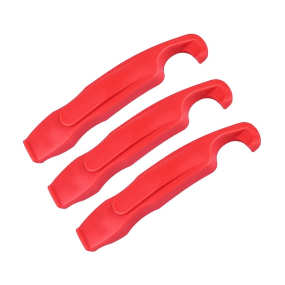 3x Bike Tire Tyre Levers Set, Removal Changing Tool, Pry Bar Portable Repair Bike Tubes Repair Tool for Mountain Bike Sports Red