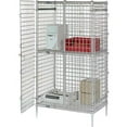 thumbnail image 2 of Global Industrial 48"W x 24"D x 66"H Chrome Security Shelving Unit, 2 of 3