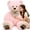Footprints-Pink, variant on MaoGoLan 4 Ft Giant Teddy Bear Stuffed Animal Teddy Bear Plush with A Big Heart Bear Plush Toy
