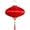 UFO shape, variant on Slccxzc Traditional Silk Lantern, 12 Inch Round Hanging Lantern, Asian Style for New Year Wedding Spring, Red