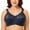 Blue, variant on Women Minimizer Bra Comfort Wirefree Full Coverage Large Bust Non-Padded 42G